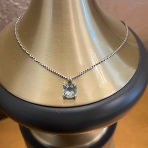 David Yurman Chatelaine Prasiolite Necklace 11mm